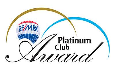 RE/MAX Platinum Club Award RE/MAX Platinum Club Award